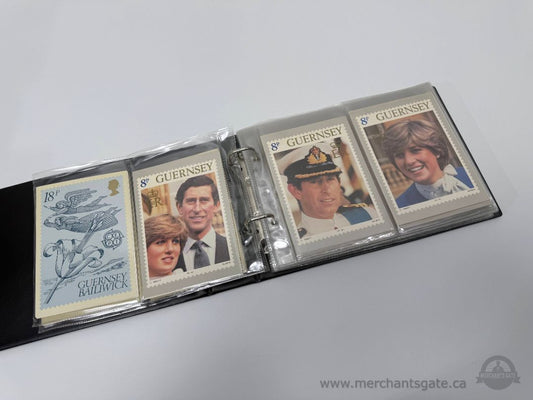 Guernsey Post Office Stamp Card Collection – Large Binder Lot (17 Pages, 1980s–1990s)