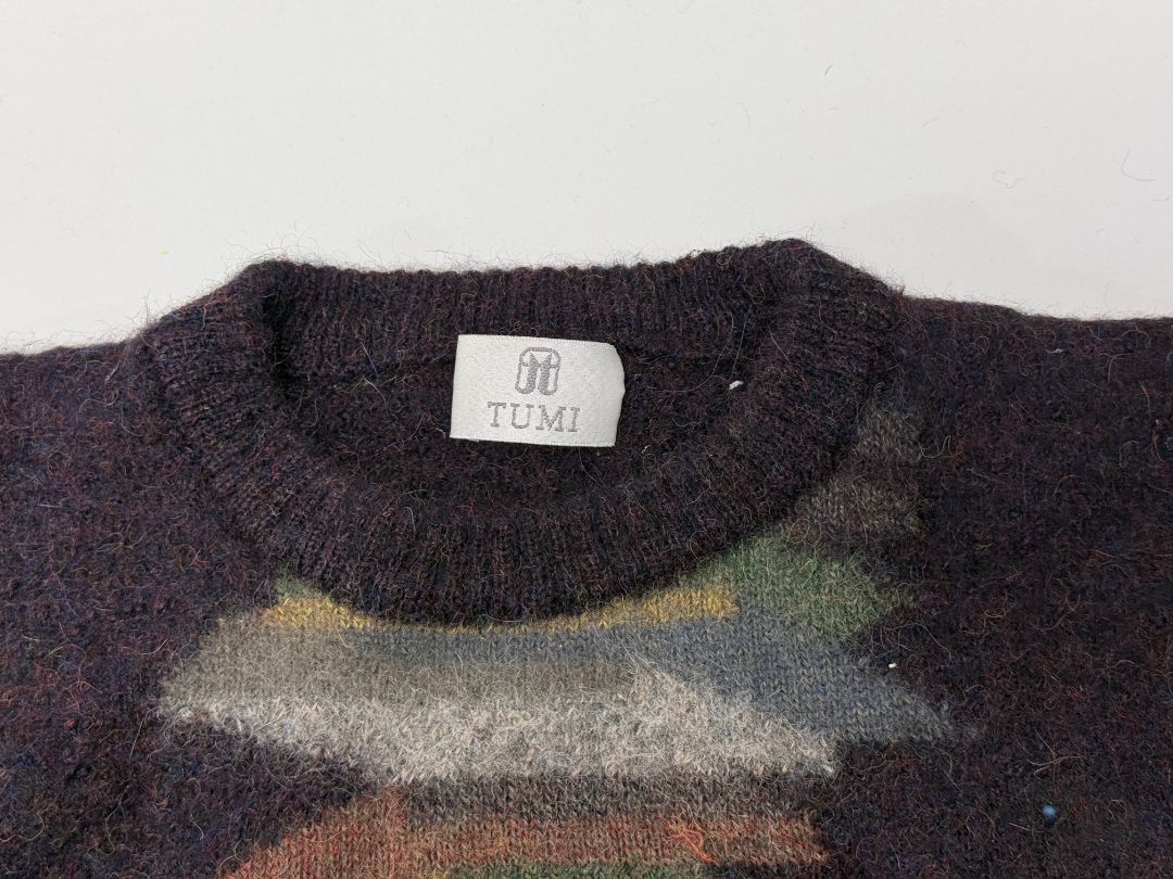 Vintage Knit Sweater Lot of 4 – Alpaca, Fair Isle, Panda & Handmade Crochet (Women’s M est.)