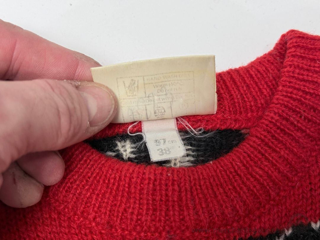 Vintage Knit Sweater Lot of 4 – Alpaca, Fair Isle, Panda & Handmade Crochet (Women’s M est.)