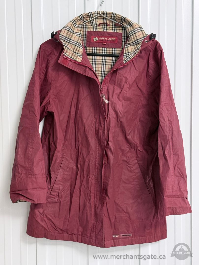Point Zero Nicole Benisti Womens Jacket with Hood Size Large