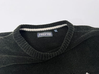 Prefab Womens Argyle Knit Sweater Size Large
