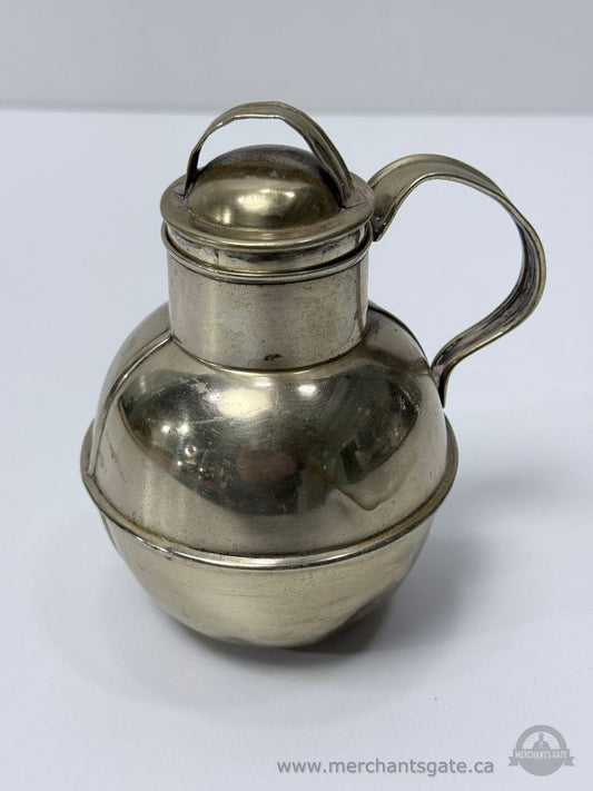 Oneida Silver Plate Creamer with Lid Vintage About 6 Inch Tall