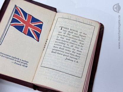 New Testament Psalms and Proverbs Pocket Bible Burgundy Hardcover