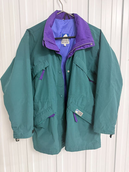 Sierra Designs Gore Tex Jacket Womens Size 16 Made in Canada Waterproof