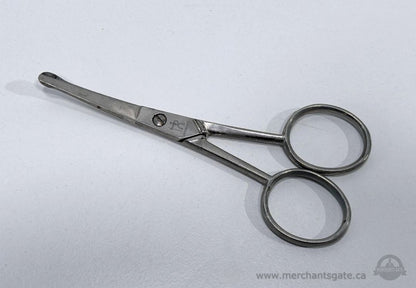 Vintage Henckels Stainless Steel Curved Blade Scissors 4 Inch Germany