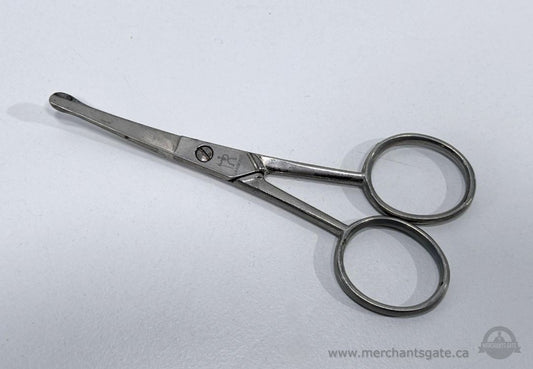 Vintage Henckels Stainless Steel Curved Blade Scissors 4 Inch Germany