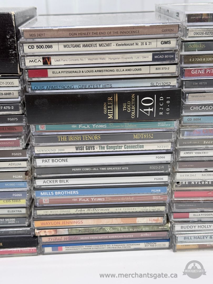 Large Mixed Music CD Lot Classic Rock Jazz Country Soundtracks