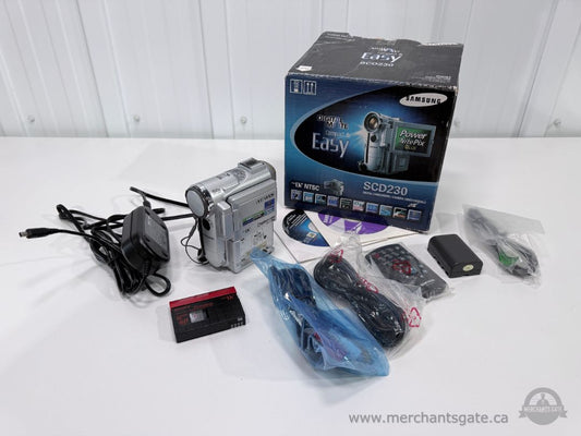 Samsung SCD230 Mini DV Digital Camcorder with Box and Accessories