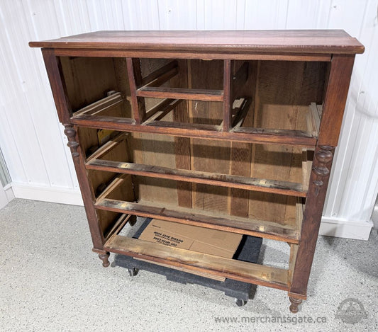 19th Century Antique Farmhouse Chest of Drawers Solid Wood 46.5"