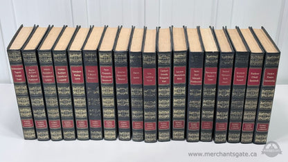 Nobel Prize Library Complete 20 Volume Set 1971 Hardcover Classics Collection