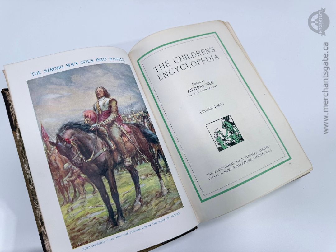 Vintage The Childrens Encyclopedia Complete 10 Volume Set Arthur Mee Illustrated