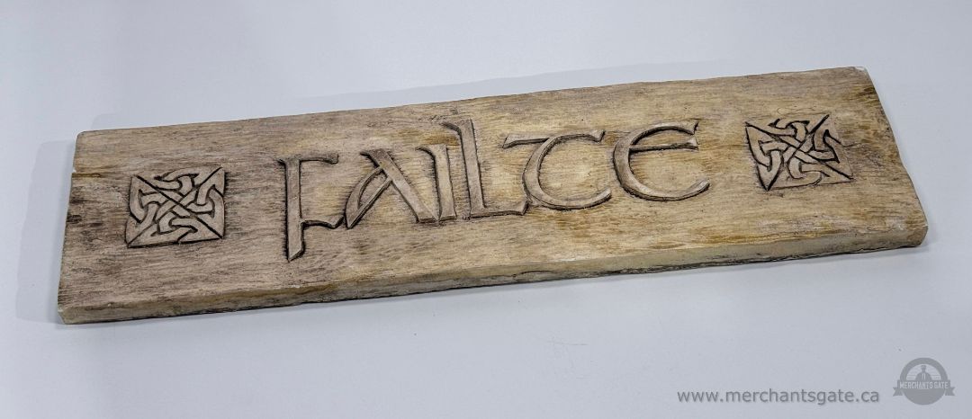 Celtic “Failte” Ceramic Wall Plaque 25” Rustic Decor