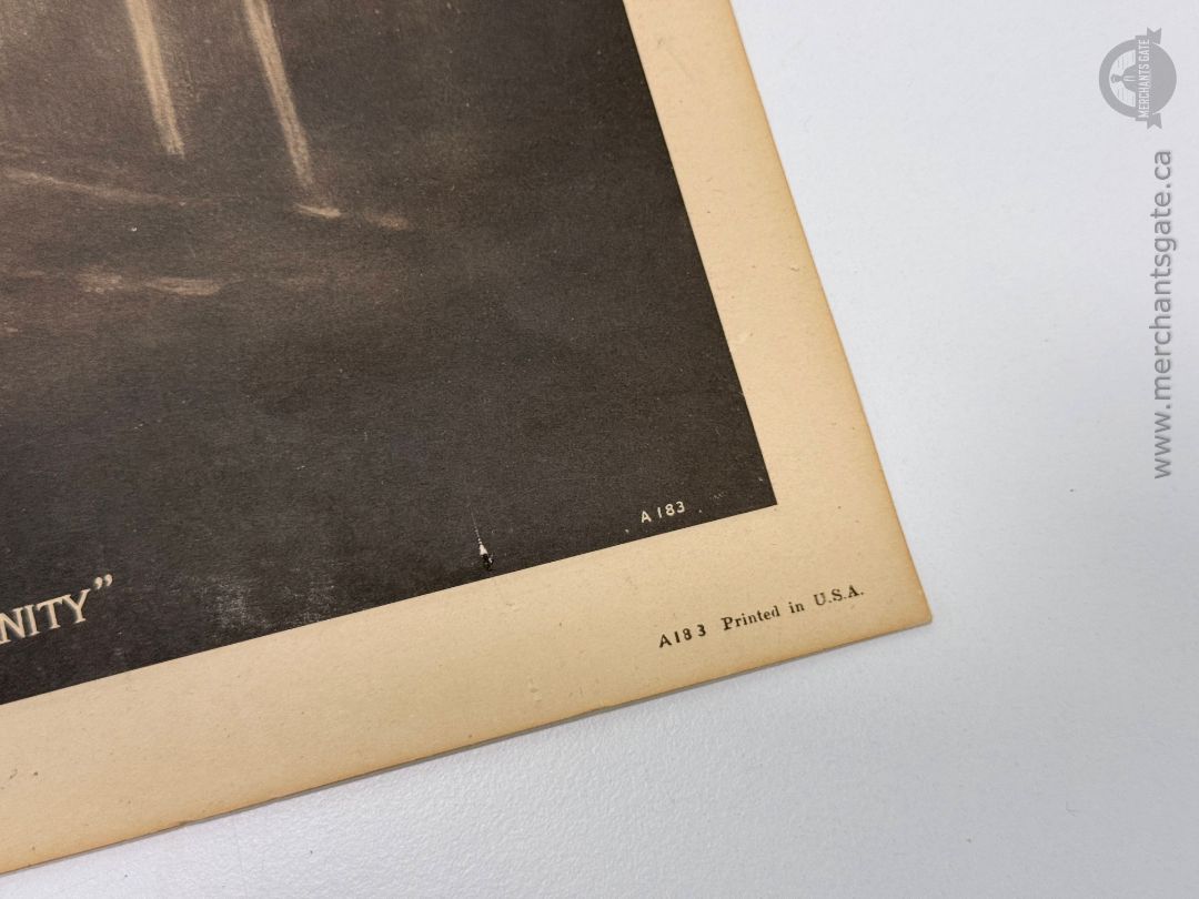 Vintage C. Allan Gilbert “All Is Vanity” House of Art Print