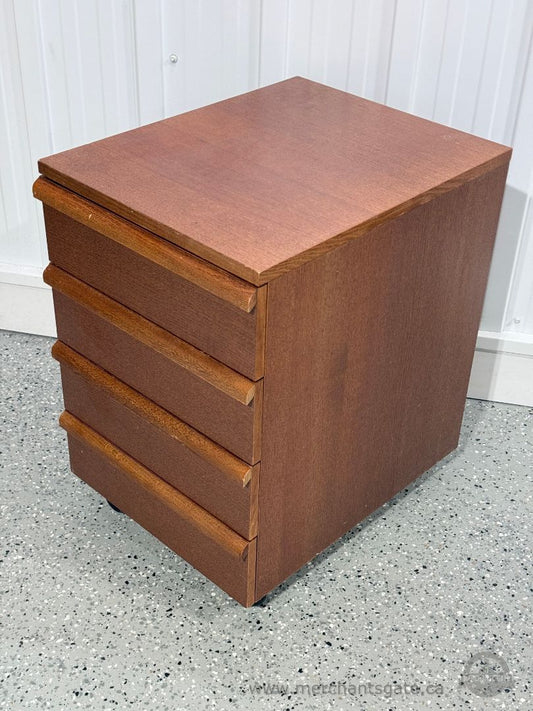 1990s Office Desk Side Cabinet 3 Drawer Pedestal Unit