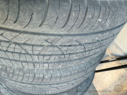 Toyota Yaris OEM 4x100 Rims + Kumho Solus 185/60R15 Tires Set of 4