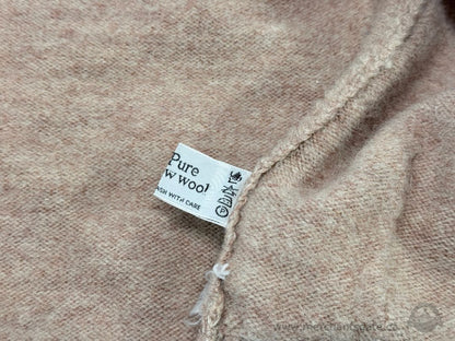Vintage Guernsey Guernseys 100% Pure New Wool Zip Cardigan Sweater British Isles – 1980s