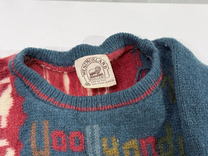 Vintage Knit Sweater Lot Wool Handmade Cardigans Pullovers Small Medium