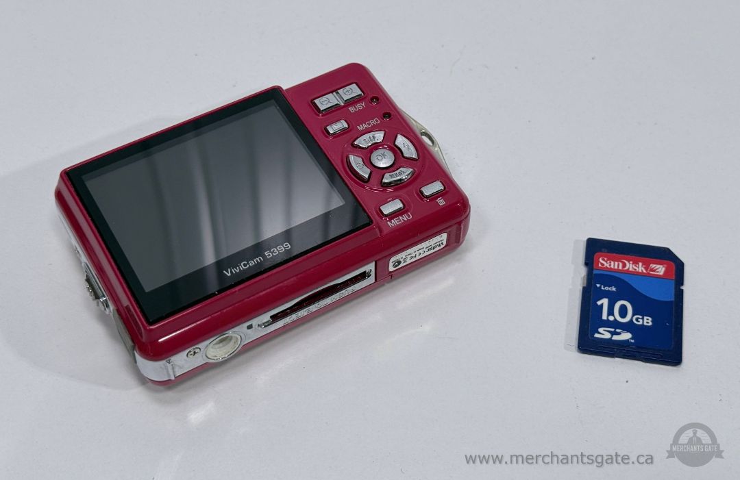 Vivitar ViviCam 5399 Digital Camera 5MP Compact Point And Shoot With SD Card