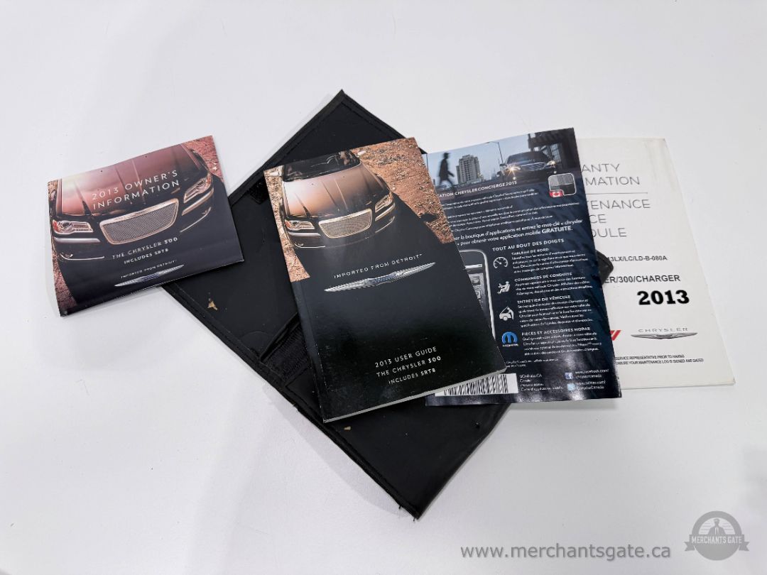 2013 Chrysler 300 Owner’s Manual Set With Case OEM Factory Guide SRT8 Included