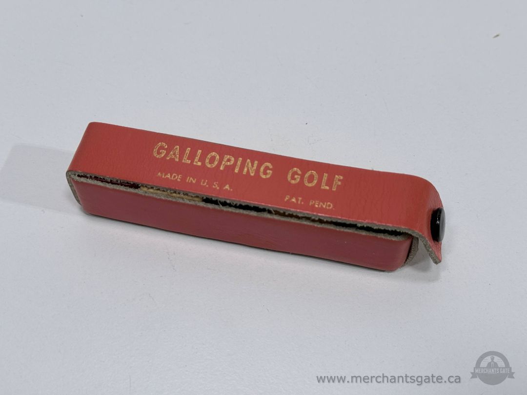 Vintage Galloping Golf Dice Game with Original Case Travel Golf Game Made in USA