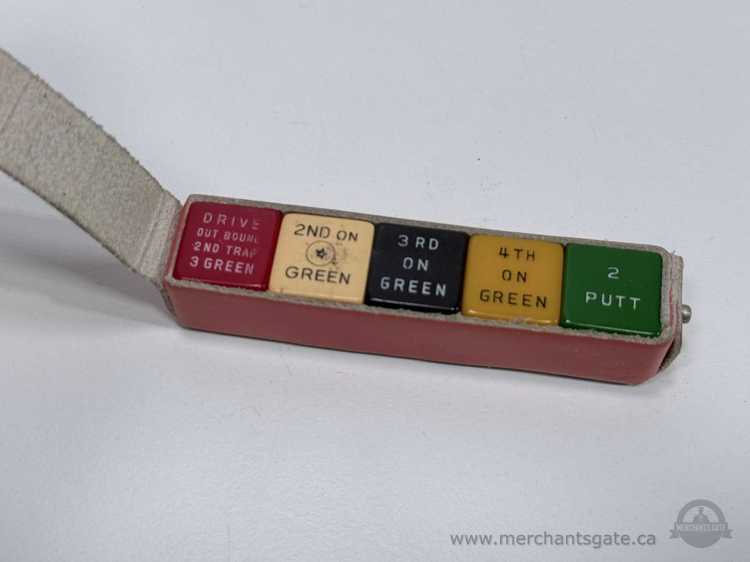 Vintage Galloping Golf Dice Game with Original Case Travel Golf Game Made in USA