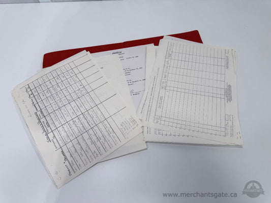 1980 Vintage Coca-Cola Ltd Training Dept Binder Forms Reports Sales Document Lot