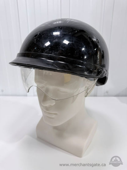 Alto DDV Motorcycle Helmet Size L Black Full Face with Clear Visor