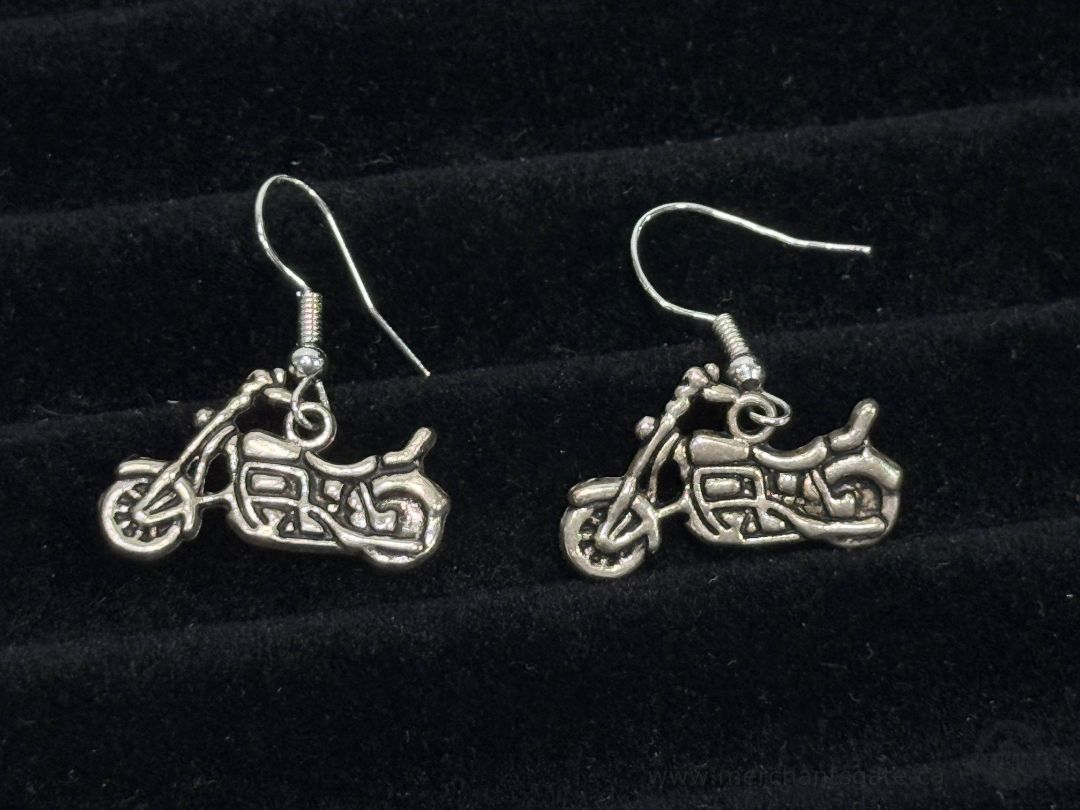 Lizard Gecko Dangle Earrings Silver Tone Reptile Animal Jewelry