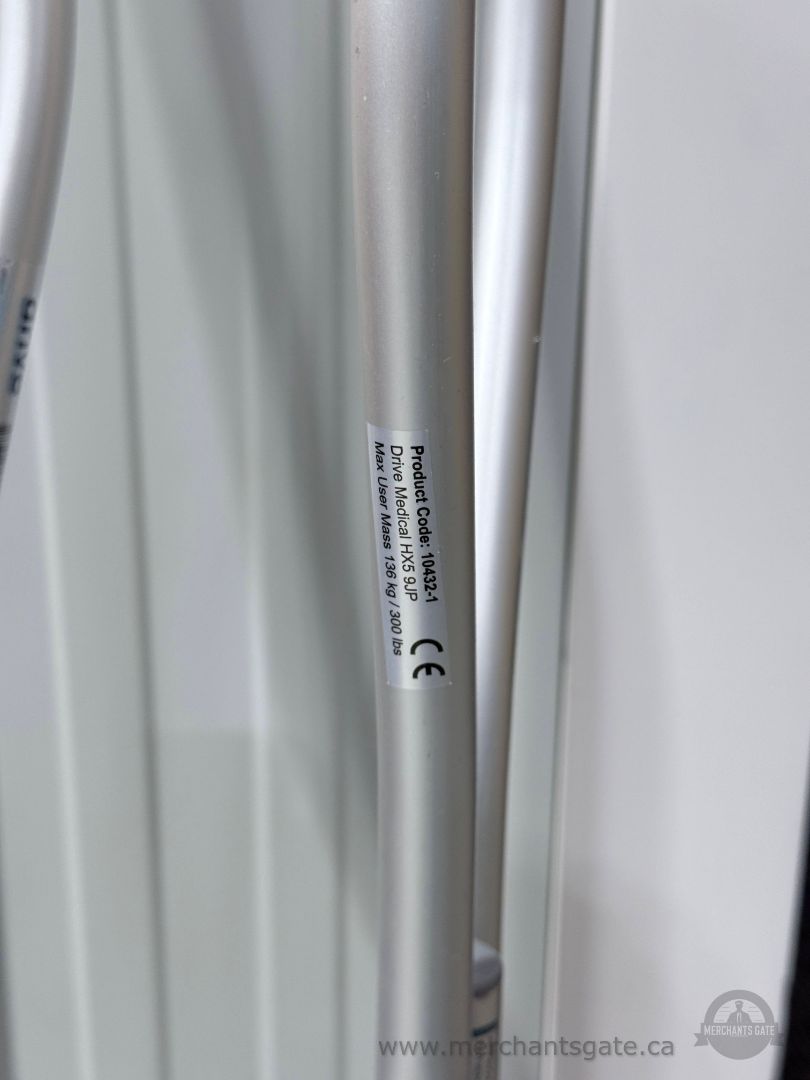 Drive Medical Adjustable Aluminum Crutches Pair 300 lb Capacity
