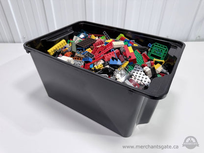 Bulk LEGO Lot 7.8 lbs Mixed Bricks Plates Panels Parts Pieces TOTE F