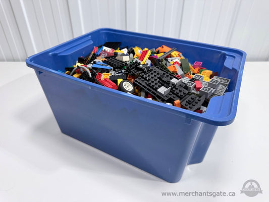 Bulk LEGO Lot 7.6 lbs Mixed Bricks Plates Vehicle Parts Panels Pieces TOTE H