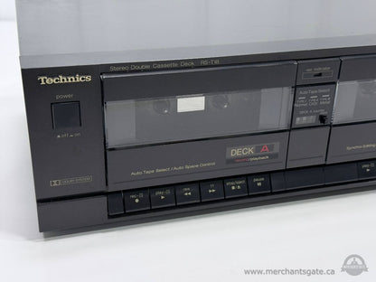 Technics RS T18 Stereo Double Cassette Deck Dolby System Tested Working