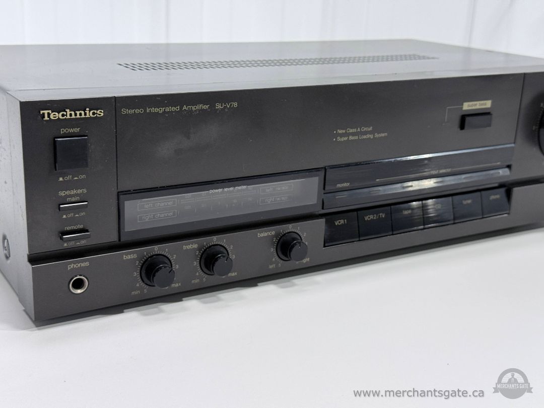 Technics SU V78 Stereo Integrated Amplifier Tested Working Vintage Audio