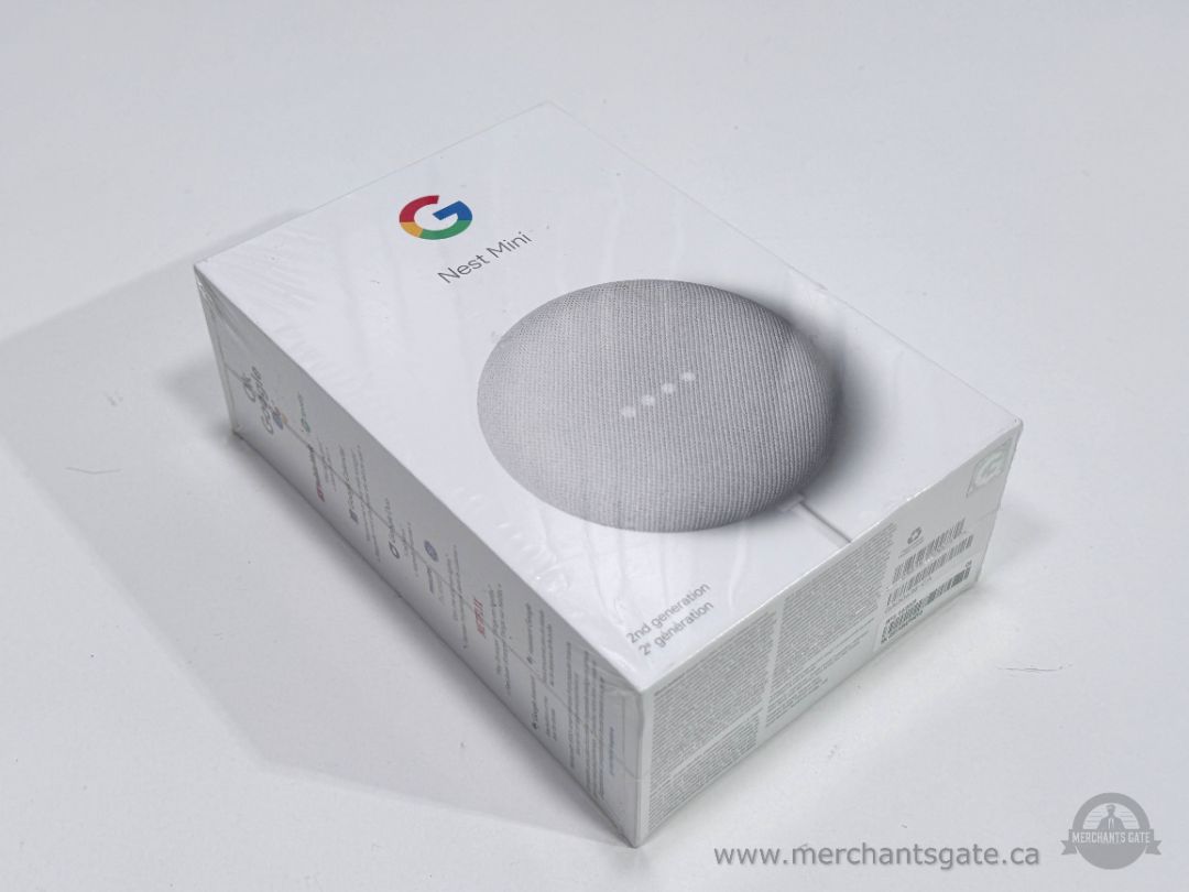 New Google Nest Mini 2nd Gen Smart Speaker Voice Assistant Sealed