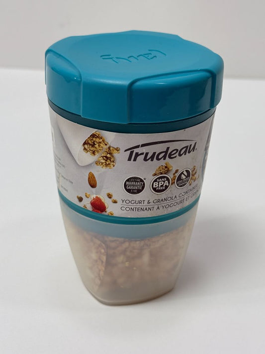 NEW Trudeau Yogurt And Granola Container With Ice Pack BPA Free