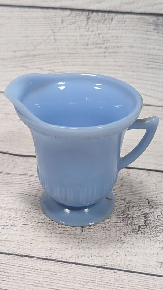Pyrex Made in Canada Delphite Blue Creamer