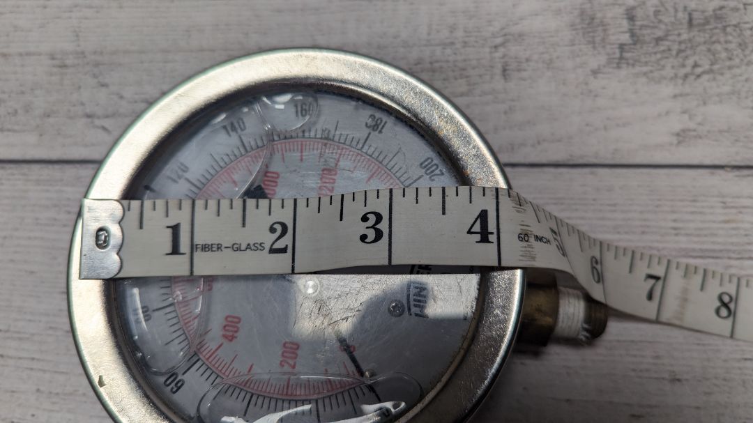 Winters 1953 Pressure Gauge 4in 1/4in NPT