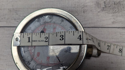Winters 1953 Pressure Gauge 4in 1/4in NPT