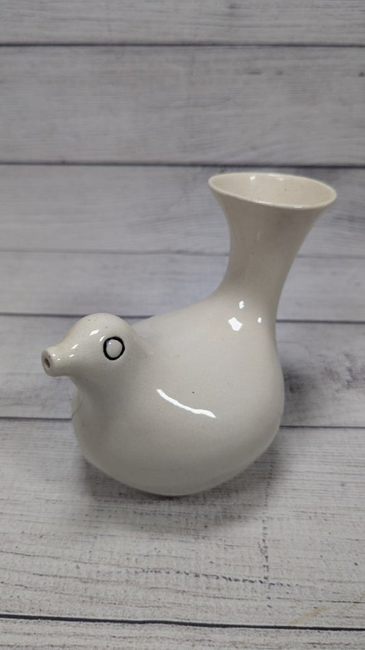 White Dove Stu Thompson Pottery Associated w/ Dog River Pottery Strawberry Hill