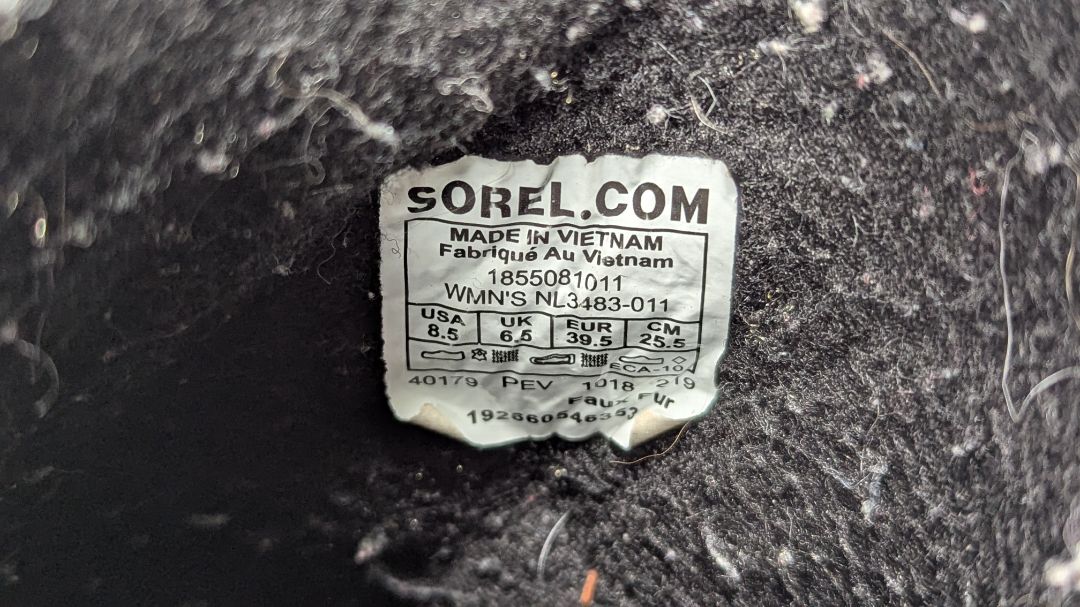 Sorel Winter Carnival Waterproof Snow Boot Lace Up Size 8.5 / Pickup in