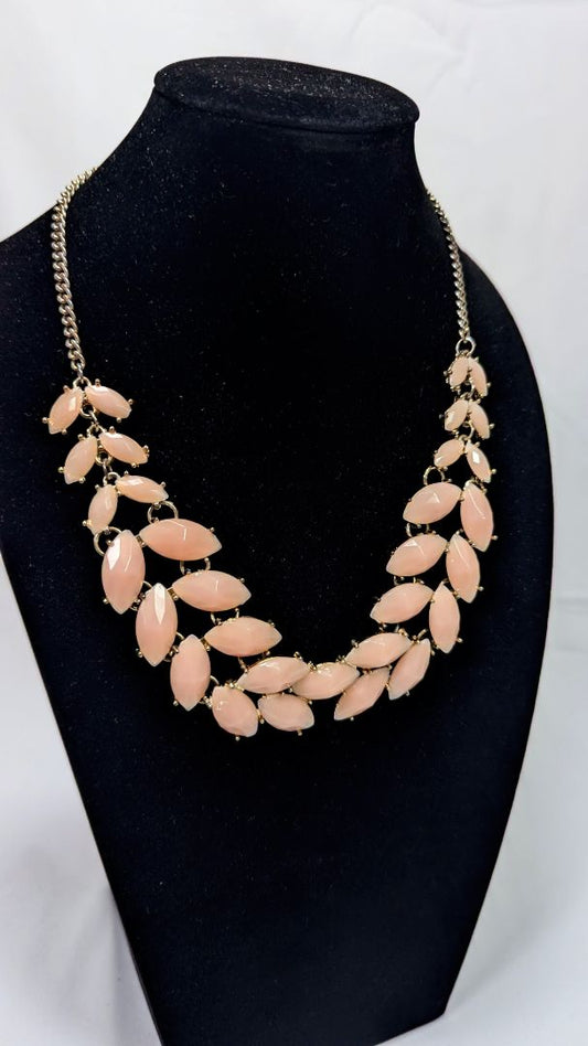 Vintage Peach Leaf Fashion Necklace