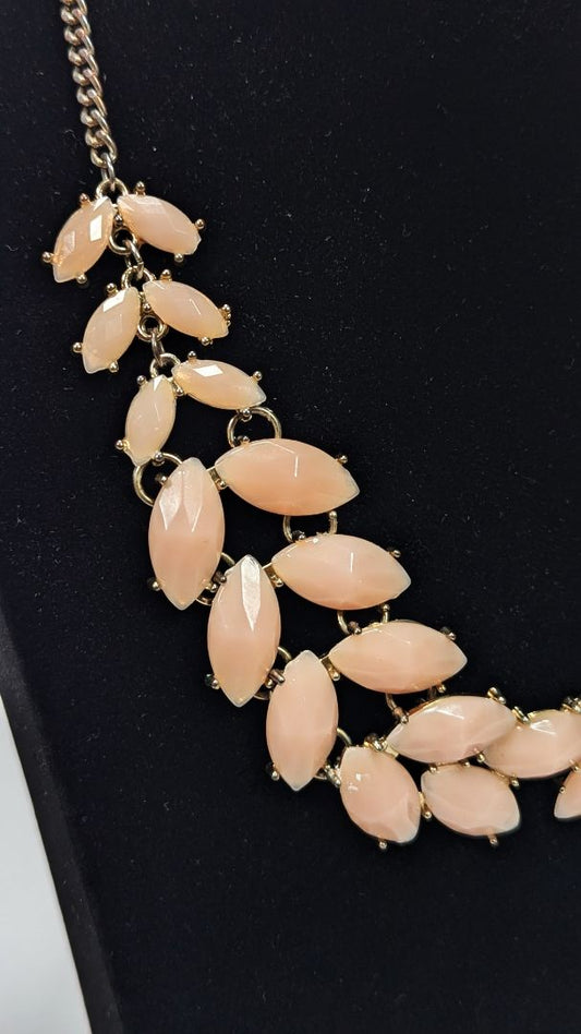 Vintage Peach Leaf Fashion Necklace