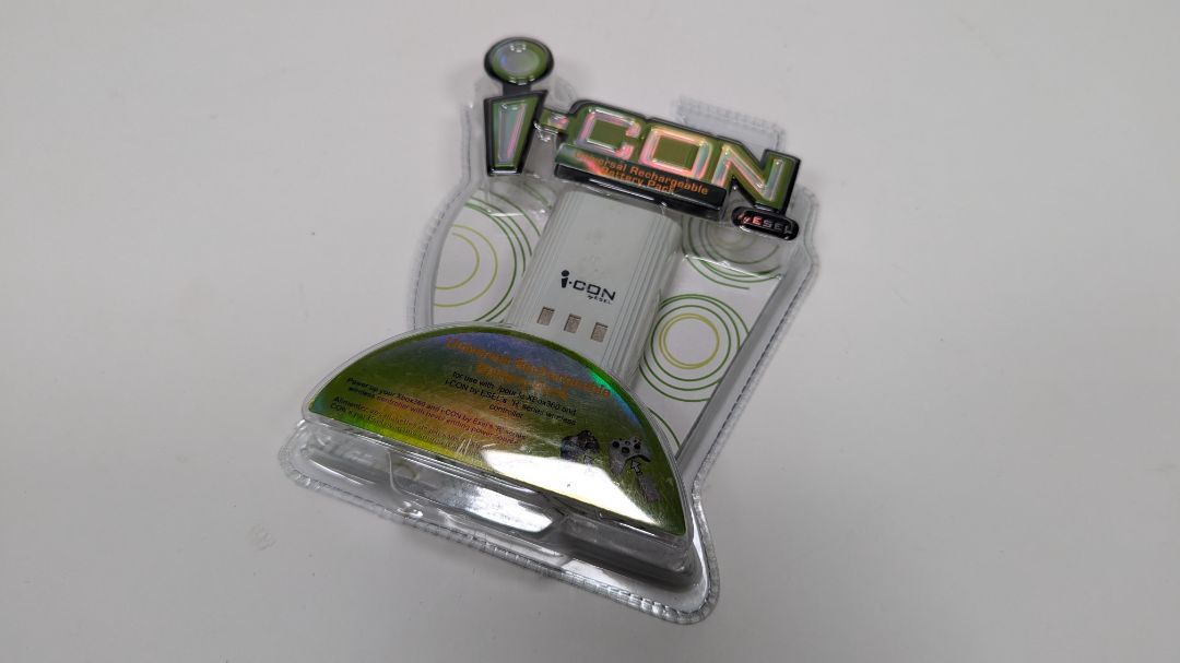 New! i-Con Xbox 360 Controller Rechargeable Battery Pack