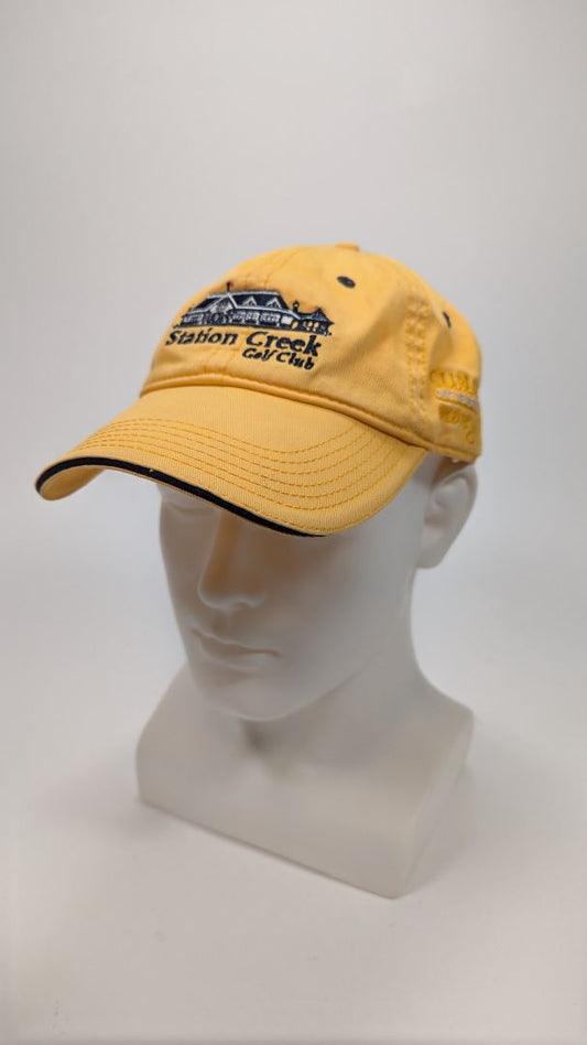 Vintage 2000's Station Creek Gold Club Yellow Hat