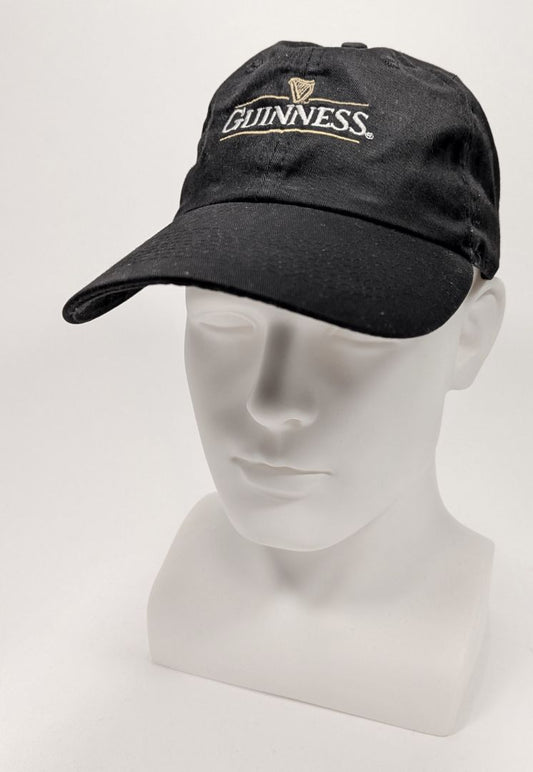 Vintage 2000's Black Guinness Hat Adjustable