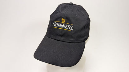 Vintage 2000's Black Guinness Hat Adjustable