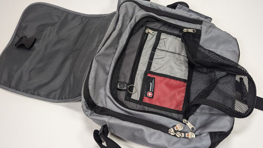 Wenger Swiss Army Gray / Black Laptop Messenger Bag