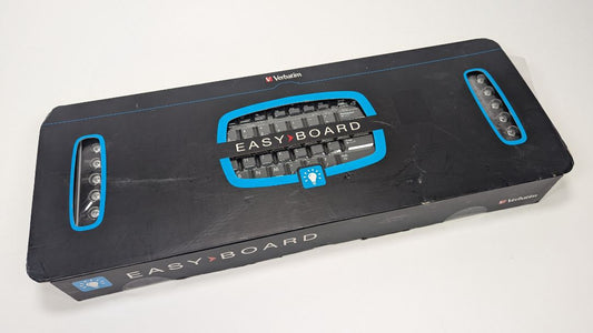NOS Verbatim 96664 Easy Board USB Keyboard with Vista Keys (Black) / Sealed