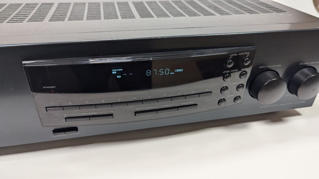 Vintage Kenwood KR-A3080 AM FM Stereo Receiver / Tested - No Remote