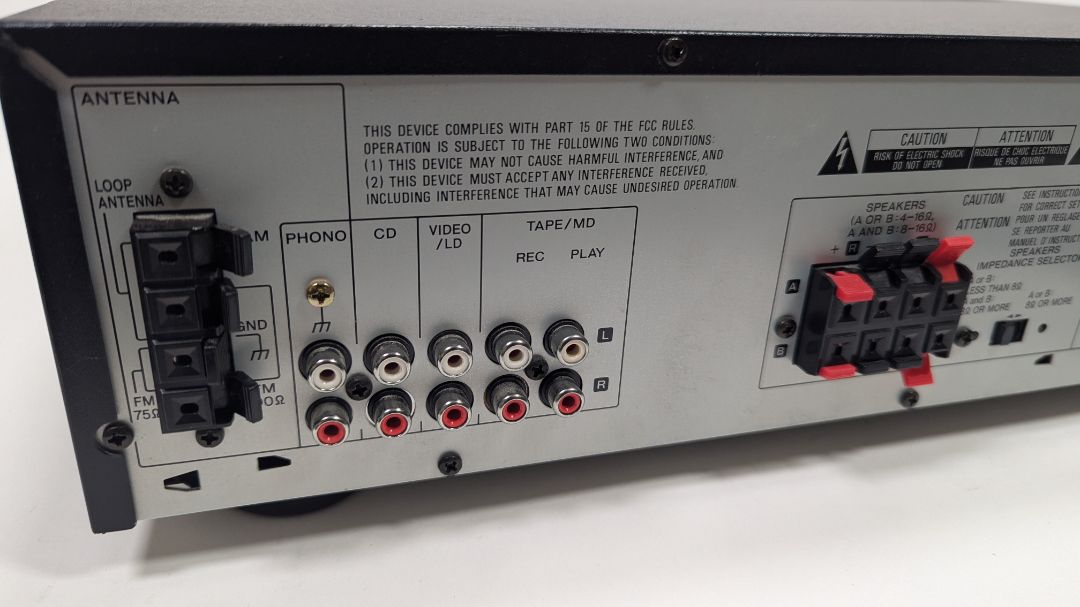 Vintage Kenwood KR-A3080 AM FM Stereo Receiver / Tested - No Remote